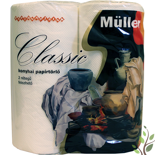 Müller kéztörlő 2 tekercs 2 rétegű Classic
